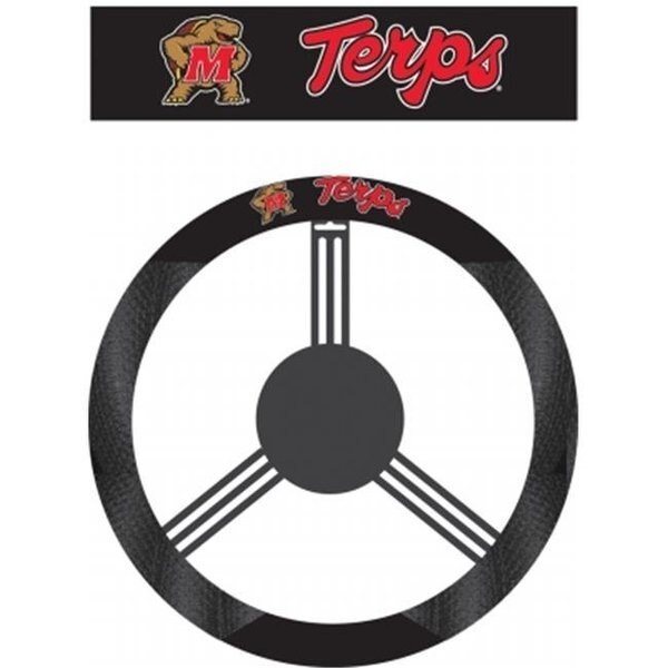 Fremont Die 58536 Maryland Terrapins- Poly-Suede Steering Wheel Cover, Fremont Die Consumer Products Inc, Mfr#: 58536